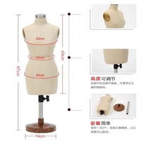 high quality female torso body wooden flexible mannequins tripod stand 12 manikin body clothing cutcan pin villain b068