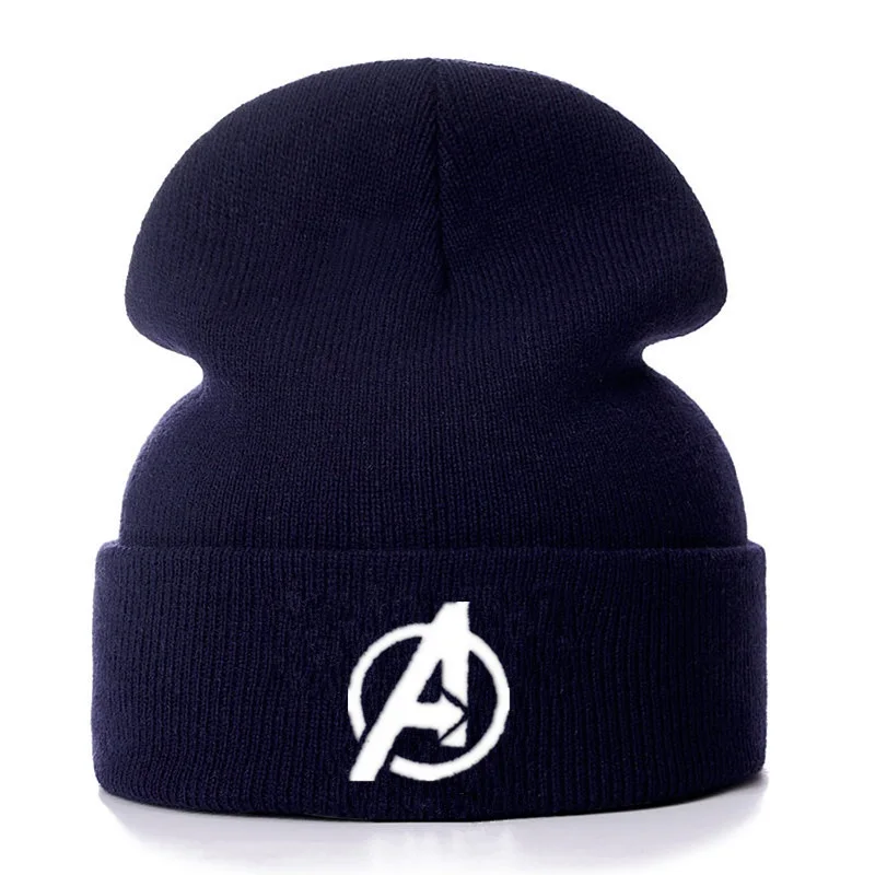 Высококачественные хлопковые повседневные облегающие шапки Мстителей для