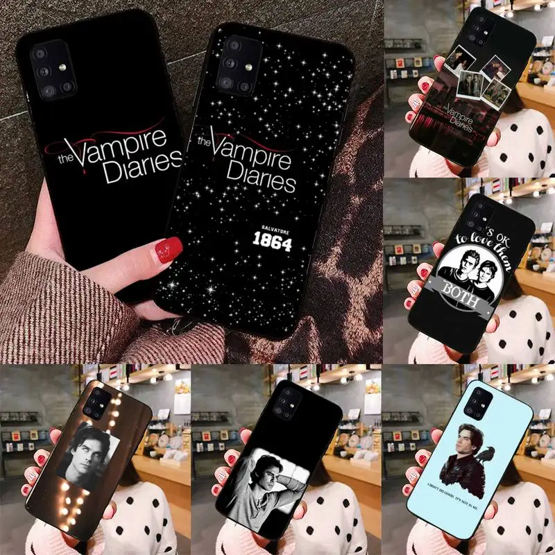 

the Vampire Diaries Phone Case black For Samsung galaxy S 21 20 10 8 A 51 71 50 21s 70 40 20 20e note 10 plus Ultra 5g fe