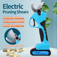 21v cordless electric tree branches garden electric tools pruner lithium ion pruning shear efficient scissors bonsai