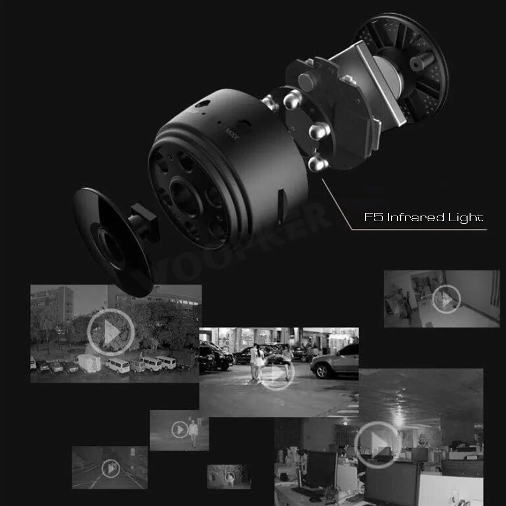 

Wireless Mini Camera WiFi 2.4GHz HD 1080P Home Security-Camera Night Vision Remote Motion Detection Video Cameras