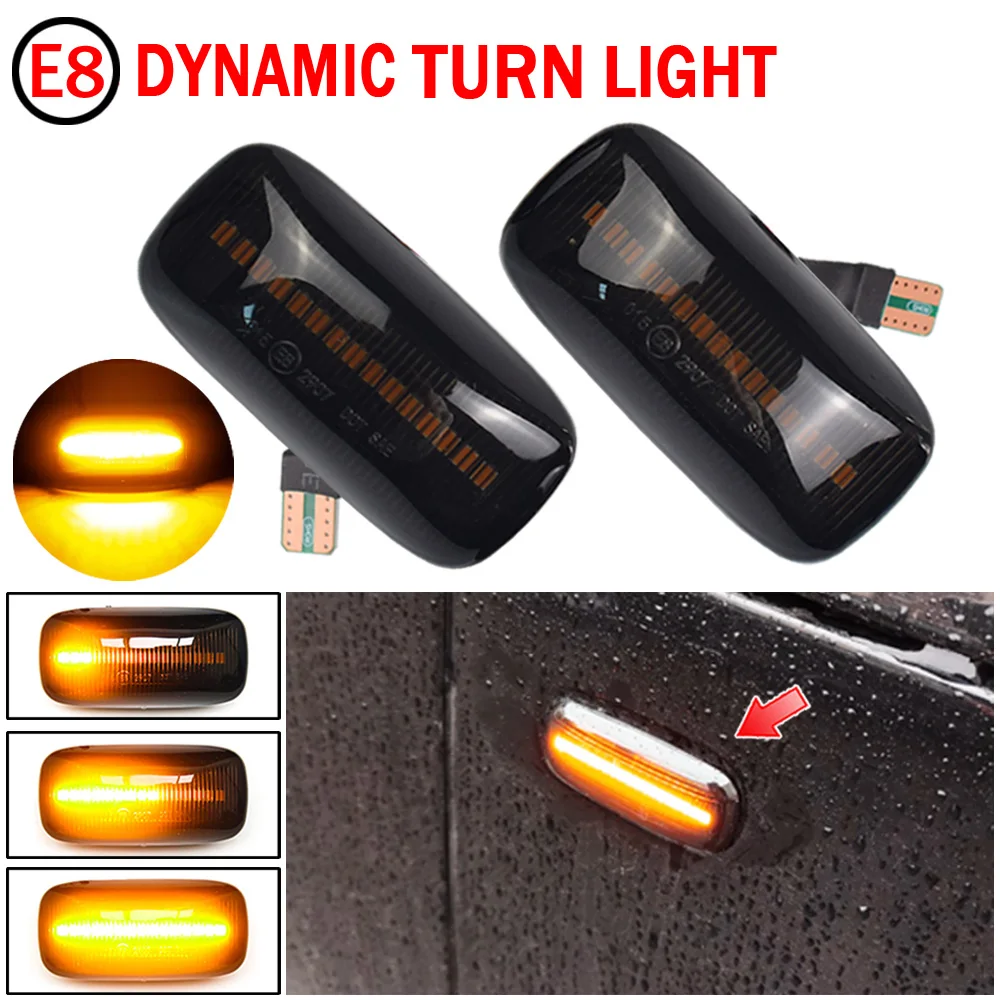 

2pcs Signal Lamp Led Side Marker Light Side Indicator 12V Panel Lamp Side Repeater For Nissan Cefiro A32 1995-2000