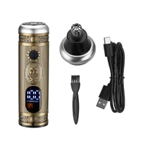 newest lithium battery lcd digital display portable clipper usb rechargeable t blade hair trimmer mens