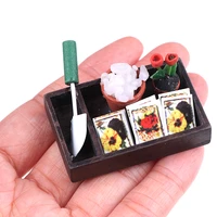 1 set 112 dollhouse miniature accessory simulation horticulture box farming tools model garden tools kids pretend play toy