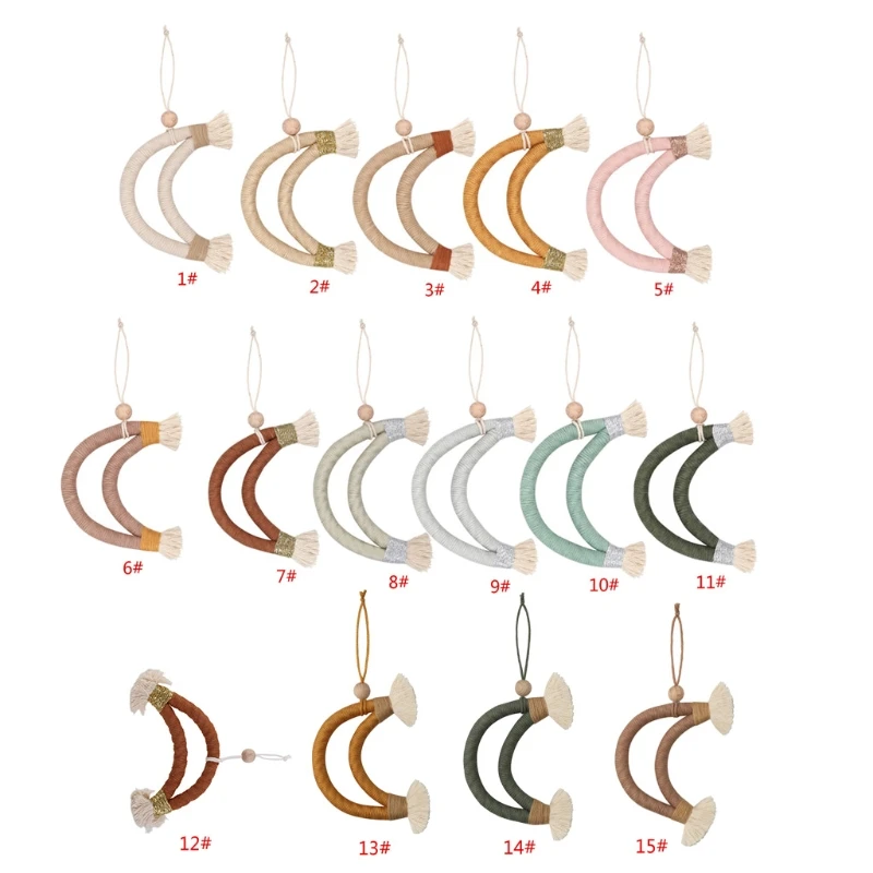 

2022 New Nordic Kids Room Moon Hanging Decoration Wall Hanging Decor Scandinavian Kids Room Decoration Accessories Room Decor