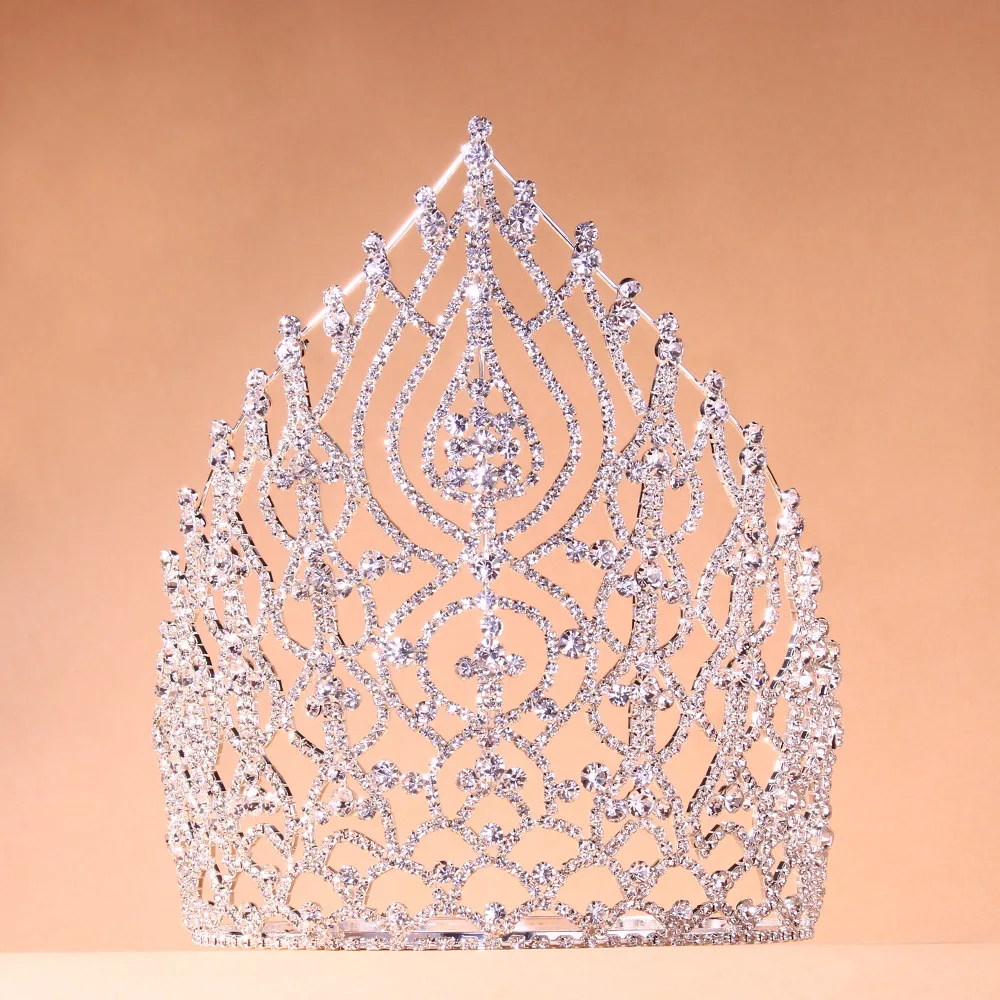 

Stonefans Fashion Wedding Luxury Crown Jewelry Headband for Women Rhinestone Ornaments Diadem Tiara Bride Hair Accessories Gift
