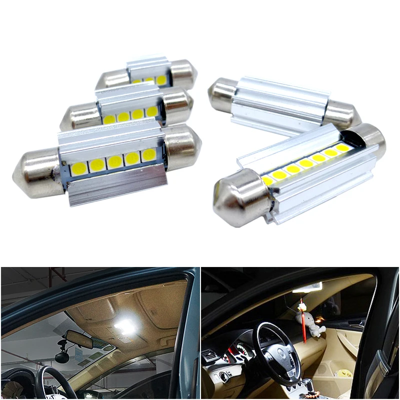 

2x C5W LED CANBUS Bulb Festoon C5W Trunk Dome Map Bulb Light Car Interior Lights For Lada Grant FL 4x4 Niva Xray Kalina Priora