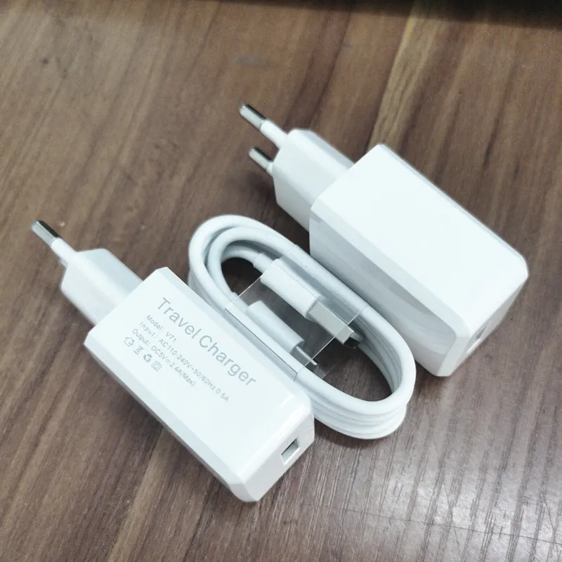 

For Xiaomi Mi 9 Redmi Note 7 8 Lenovo Tab M7 Z6 K5 play Phone Charger 5V 2A Wall USB adapter Type C Micro Charge Cable Honor 9A