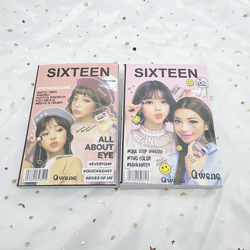 Двухслойные тени для век Douyin компактные двухслойные 3 секунды AB группа Second M |