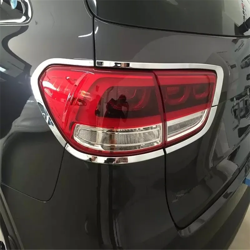 

WELKINRY For Kia Sorento Prime UM 3rd generation 2015 2016 2017 ABS chrome rear tail lamp light taillamp taillight trim