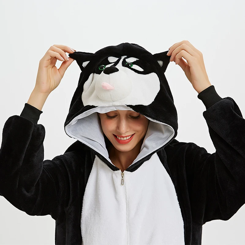 Фланелевая Пижама для мужчин и женщин Kigurumi Unisex с героями мультфильмов |