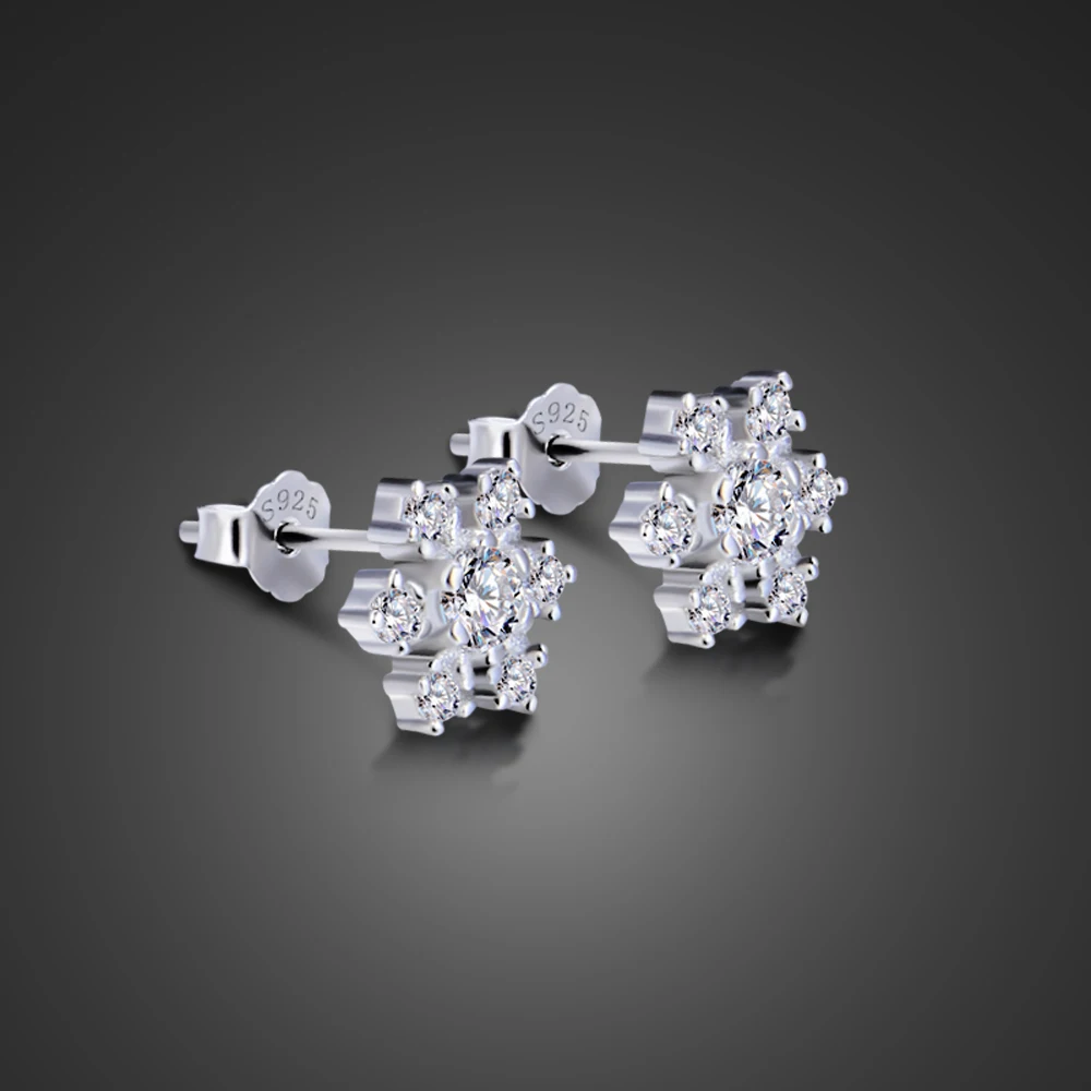 Женские серьги гвоздики из серебра 2020 пробы с фианитом|Серьги-гвоздики| |