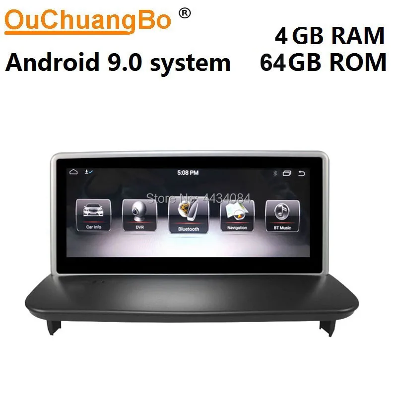Ouchuangbo автомобильный Радио GPS android экран для Volvo S40 C30 C70 2004 2013 с 8 ядер 4 Гб + 64 ГБ 9 0