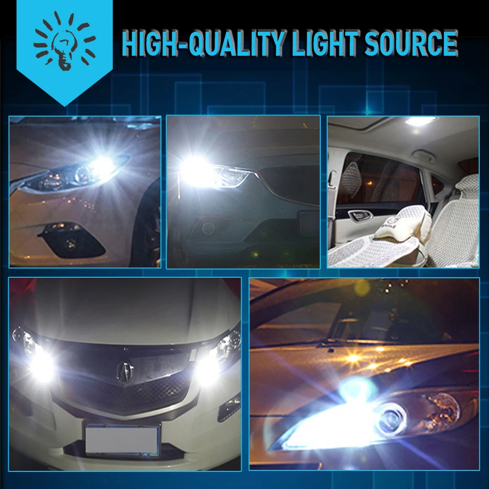 4 шт. Автомобильные светодиодные лампы T10 W5W для Volkswagen VW Golf 6 7 GTI Tiguan Passat B5 B6 B7 CC Jetta MK5