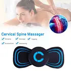 Новинка 2022, портативный Электрический мини-массажер для спины и шеи, массажер для снятия боли и зарядки, массажер для стимуляции шейного отдела и плеч, Массажер Y4Q3