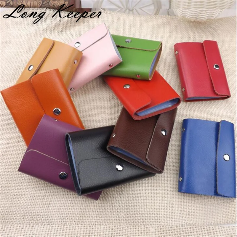 2020 новый модный кожаный функциональный 24 бита чехол для карт бизнес держатель