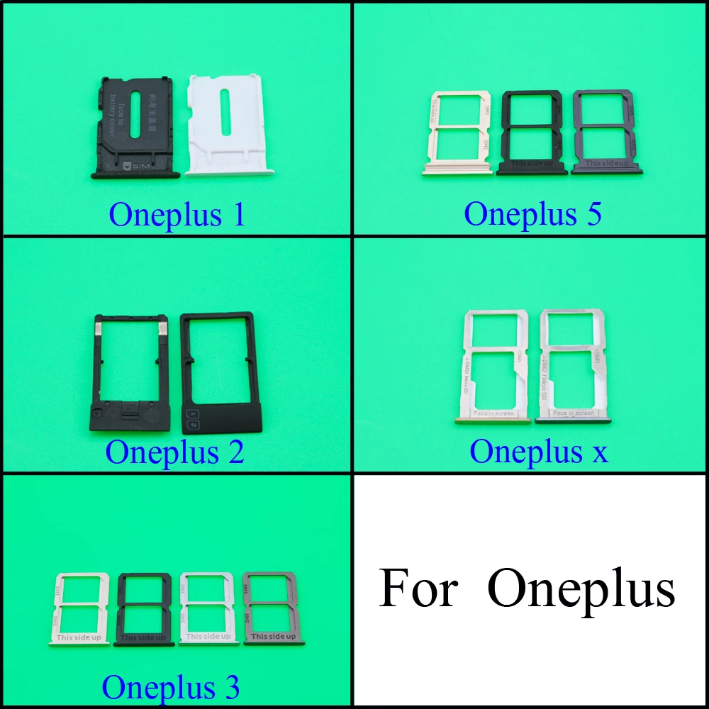 YuXi sim карты Сменные Запчасти для лотков слот держатель Oneplus One 1 + A0001 2 A2005 3 3T A3000 A3003