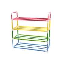 colorful shoe rack 456 layer economical simple combination household shoe cabinet storage shelf multi function rack