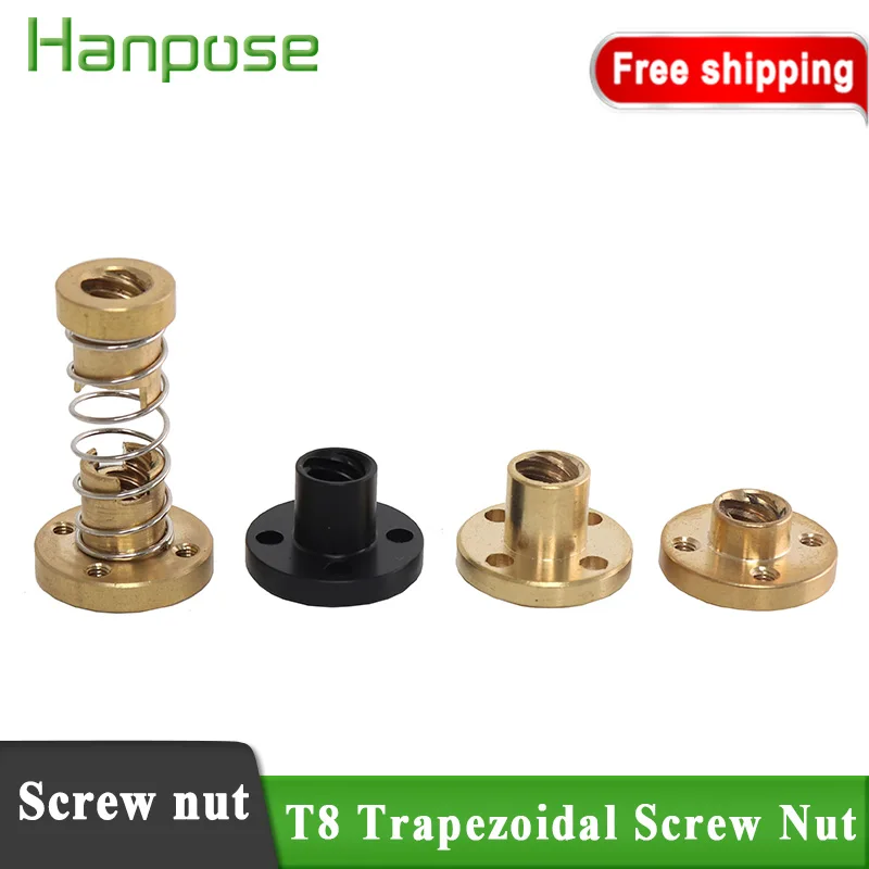 TR8 2 мм 4 8 трапециевидный винт для поддержки всех медных гаек свинцового винта