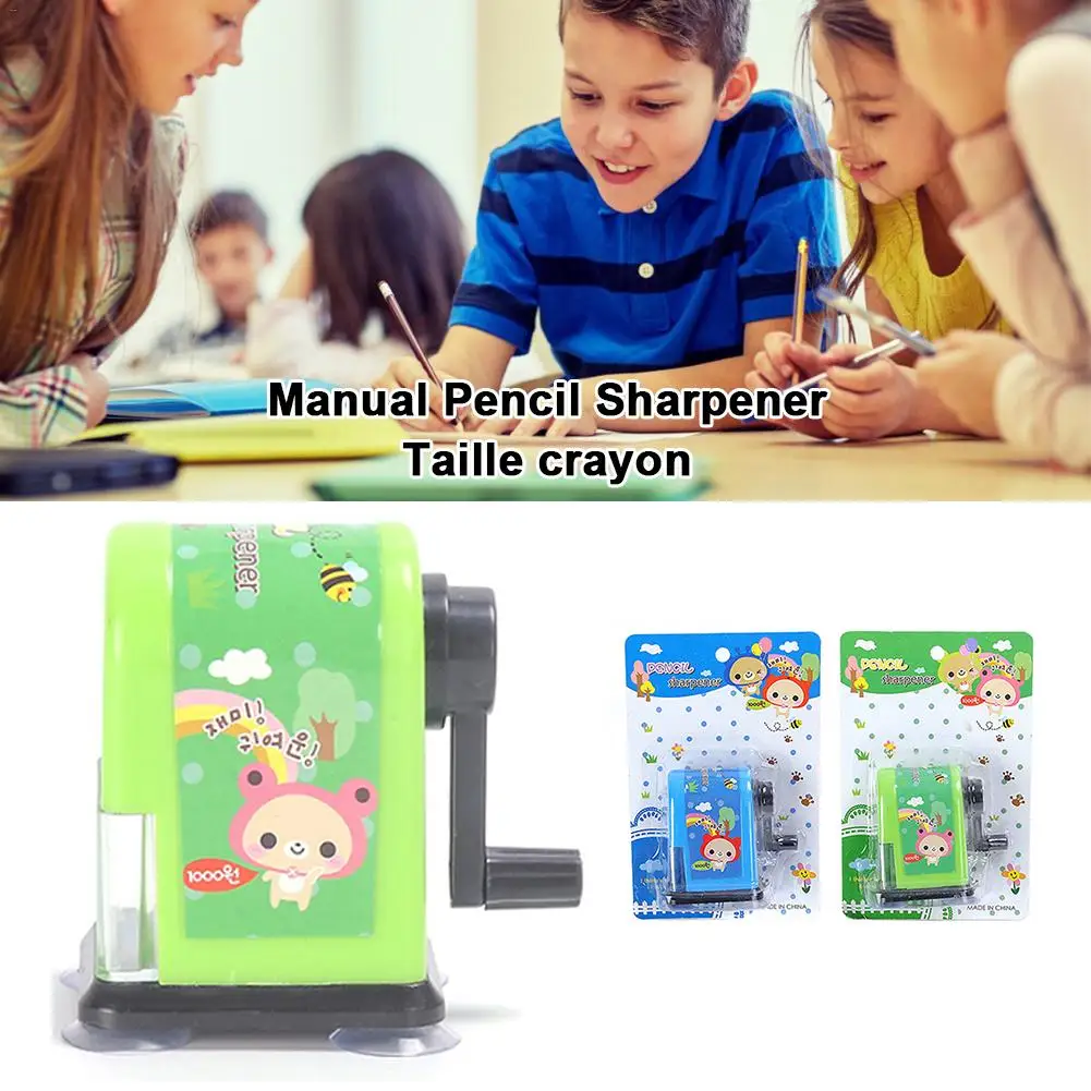 Ручная точилка для карандашей канцелярские принадлежности 1 шт. | Канцтовары