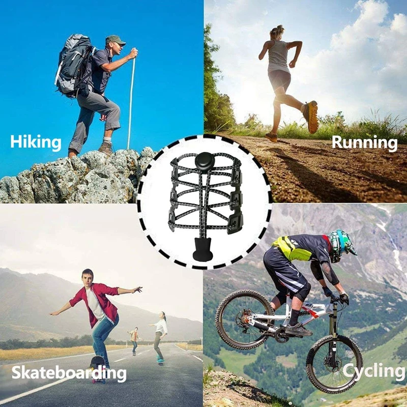 Elastic Locking Shoelaces No Tie Shoe laces Sneakers Shoelace For Kids and Adult Quick Lazy Round Laces Shoes Strings