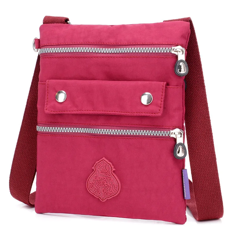 New women's shoulder bag nylon ultra light multi-layer large capacity Messenger 2022 casual tablet travel | Багаж и сумки