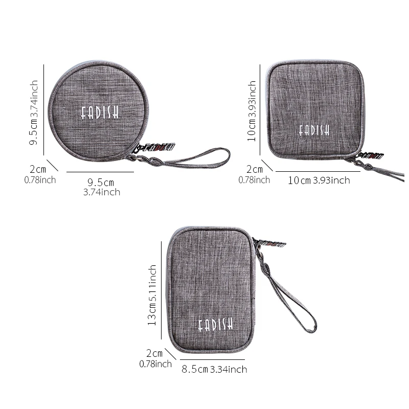 Портативная мини сумка для наушников кабелей карт памяти мелких предметов| |
