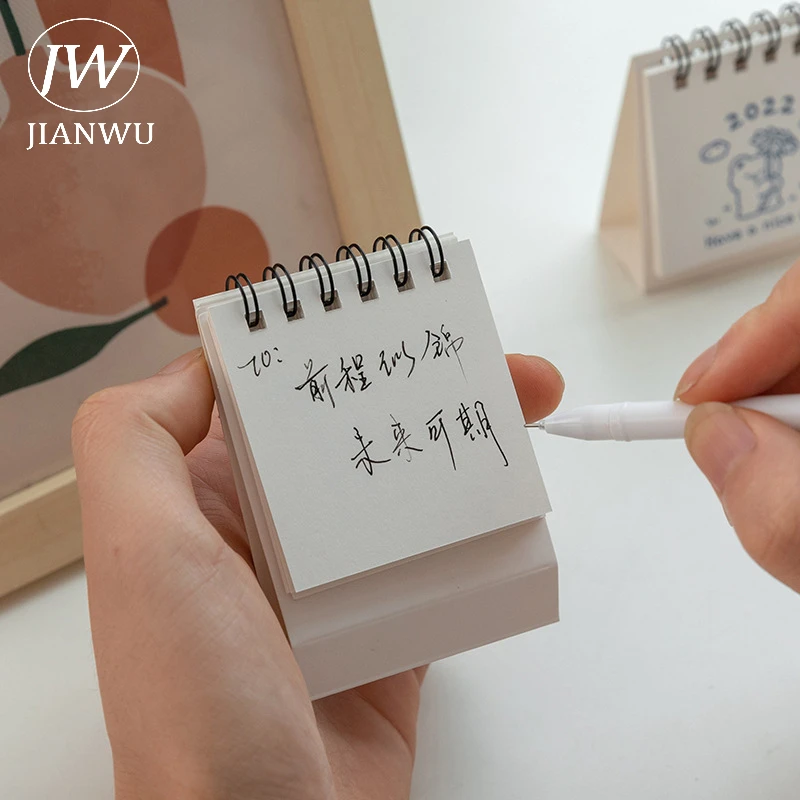 Портативный Настольный мини-календарь JIANWU милый с изображением животных на 365