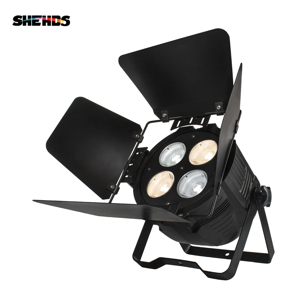 200 Вт COB 4x50 Холодный белый и теплый Led Par Can 4/8 DMX DJ сценический светильник