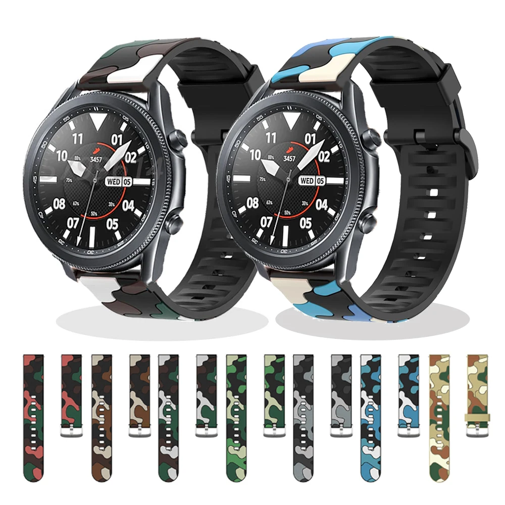 20 22 мм сменный ремешок для Samsung Galaxy Watch 3 41 браслет 45 huawei gt 2 42 46 мм|Смарт-аксессуары| |