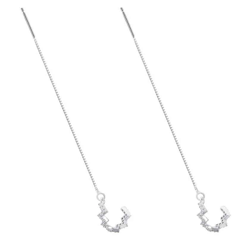 Новые женские серьги-каффы с кисточками серьги резьбой идеальный подарок на день