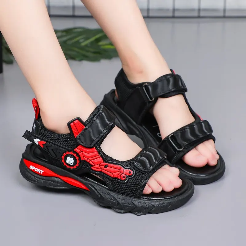 

Summer Boys Beach Sports Sandals 2021 Boys Brand Closed Toe Toddler Shoes Childre Orthopedic Outdoor Shoes Baby Sandals Shoes