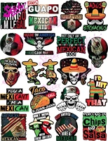 sticky mexican stickers adults funny decals for bicycle motorcycle accessories laptop helmet trunk wall stickers