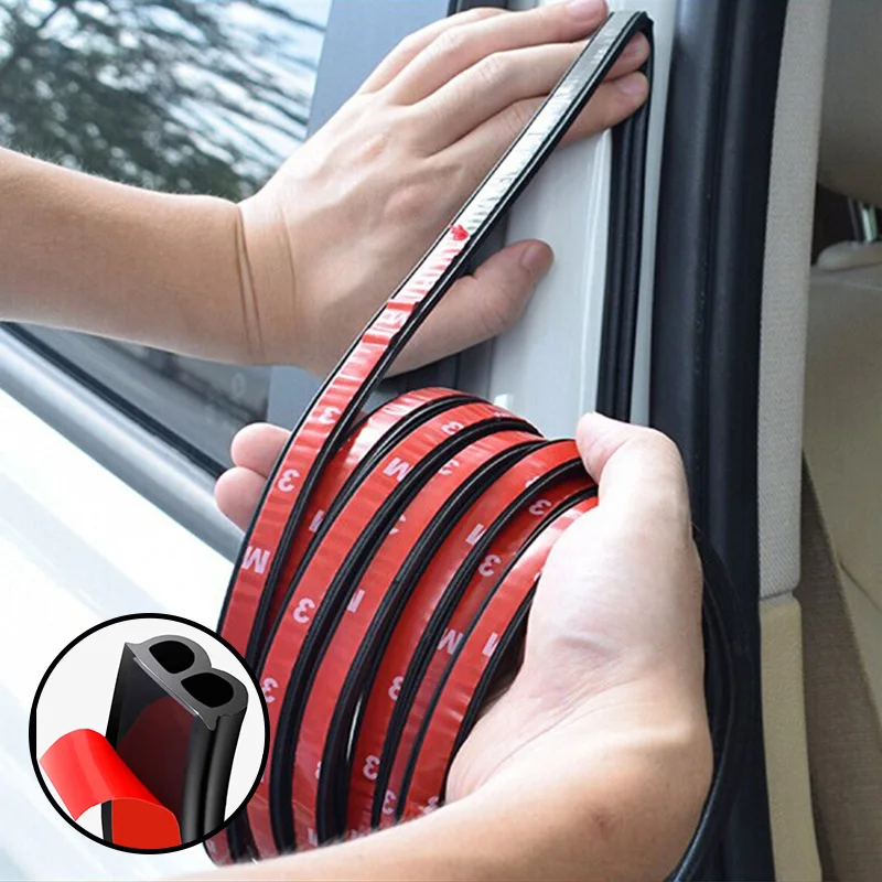 

Car Door Seal Strip Universal Auto Rubber Seals Door Trunk Noise Sound Insulation Weatherstrip Automobiles Interior Accessories