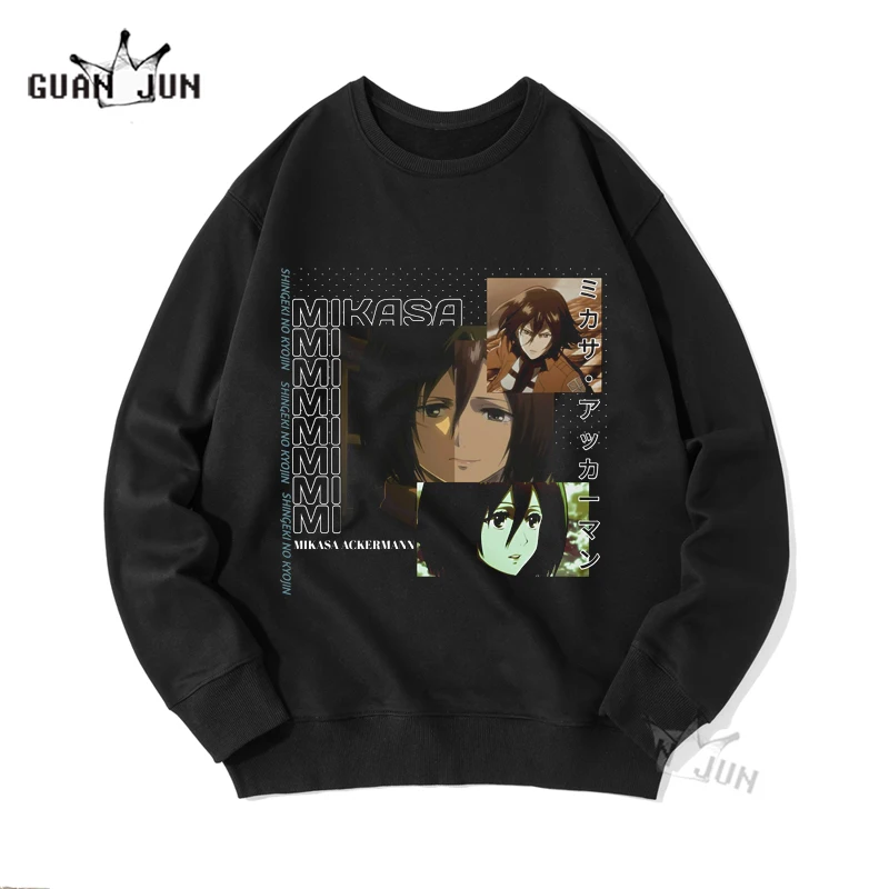 

Hot Japanese Anime Attack on Titan Hoodies Men's Cool Levi Ackerman Letter Streetwear Graphic Print Sweatshirt Harajuku Pullover