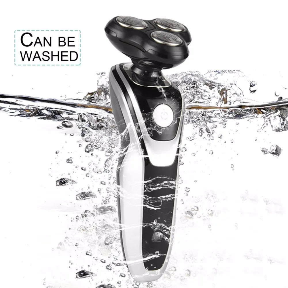 Лезвия электрическая бритва Водонепроницаемая перезаряжаемая Мужская