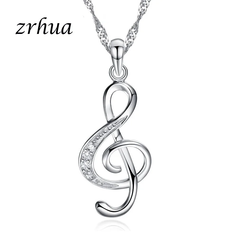 Женское колье из серебра 925 пробы с кристаллами|Ожерелья| |