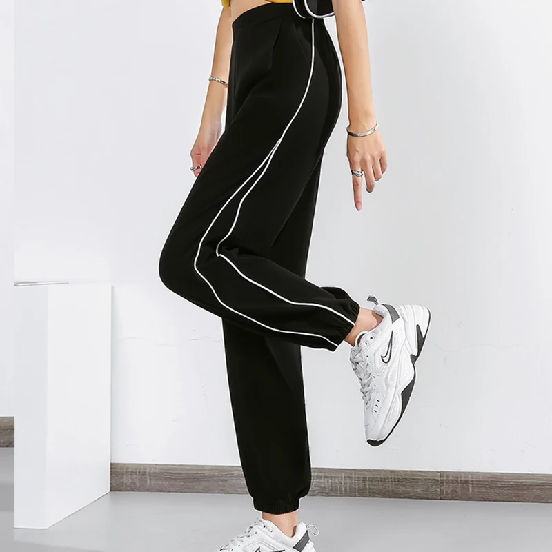 Новинка недорогие женские повседневные спортивные штаны для тренировок с