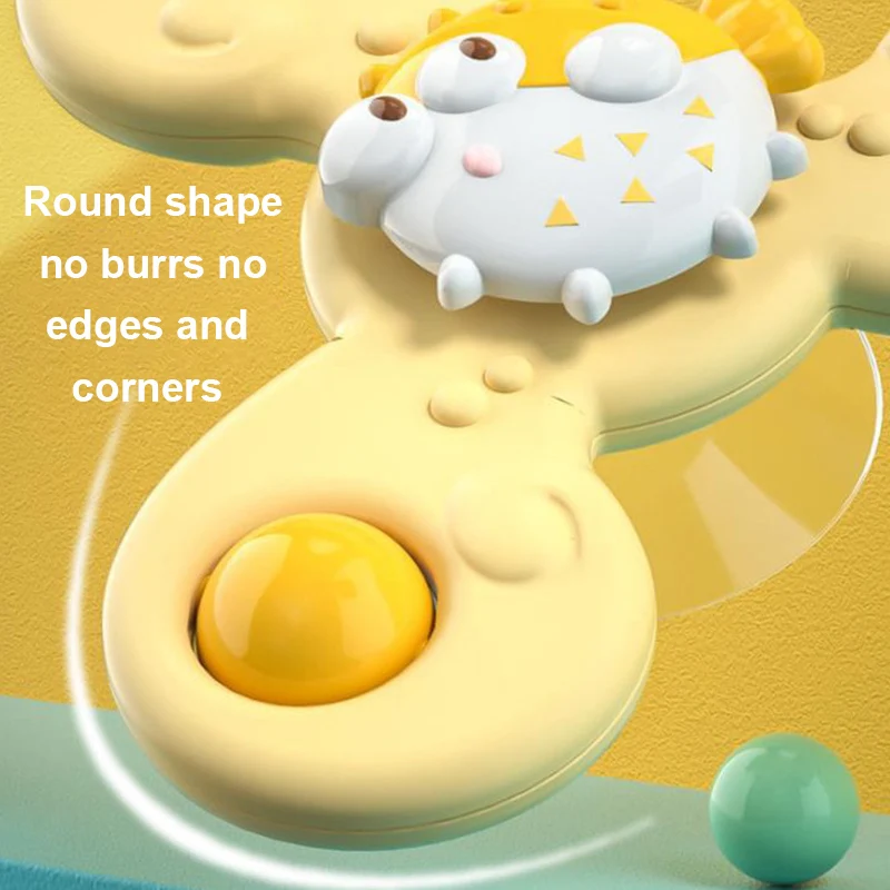 

Детские вращающиеся Игрушки для ванны для мальчиков, детская игрушка-Спиннер на присоске для купания, игрушка для детей