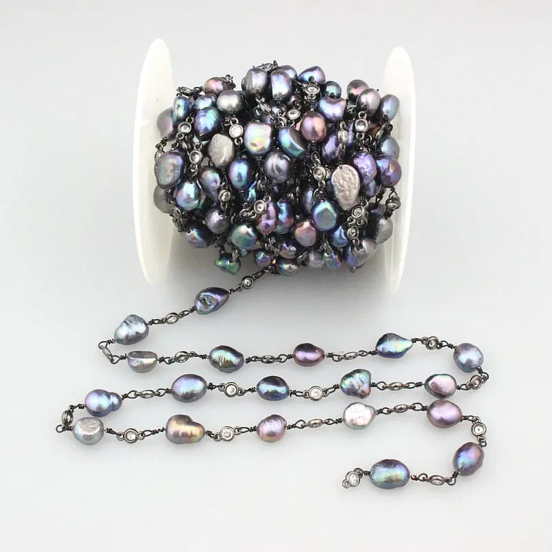 3 метра 1 рулон/Лот новый стиль цепочка с розам элемент ожерелье ручной