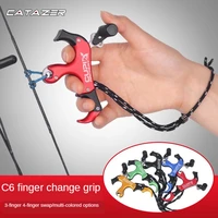 34 fingers bow release with lanyard adjustable sensitivity for compound bow archery hunting