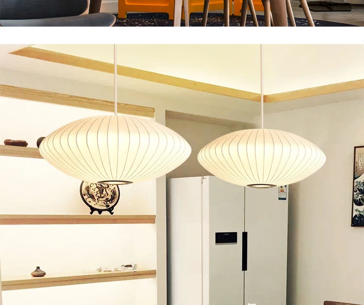 Скандинавский кулон с шелковыми нитями светильник лестница датский обеденный