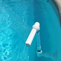 garden swimming pool waterfall fountain water pool hose pipe nontoxic durable sturdy waterfall fountain tube adjustable