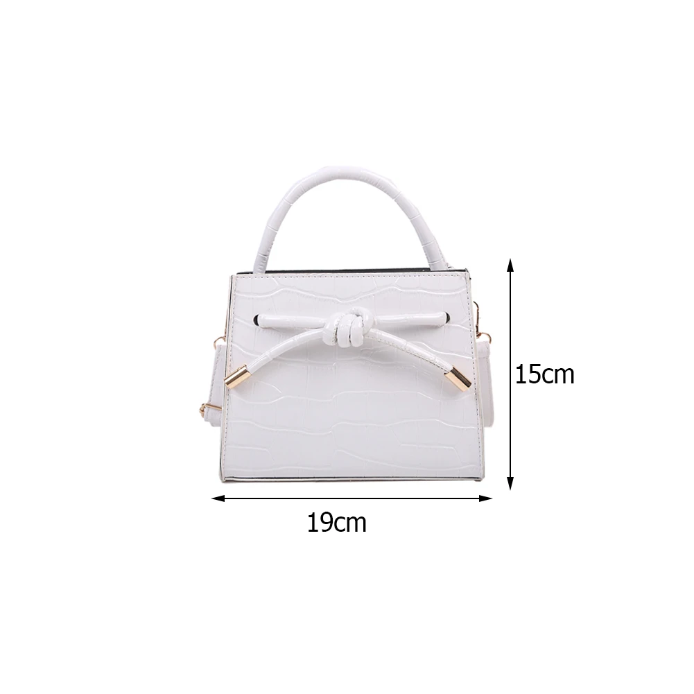 

Fashion Women PU Leather Alligator Pattern Shoulder Crossbody Messenger Bag Casual Ladies Pure Color Small Handbags Flap Purse