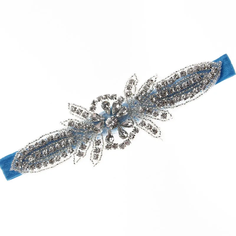 Шикарные Длинные Стразы для новорожденных с повязкой на голову девочек