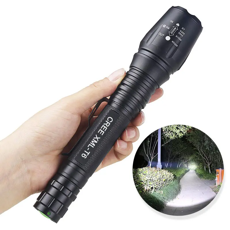 Растягивающийся светодиодный светильник для вспышки перезаряжаемый XMLT6