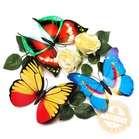 pvc simulated butterfly creative beautification 3d three dimensional wall sticker living room bedroom childrens party decoration