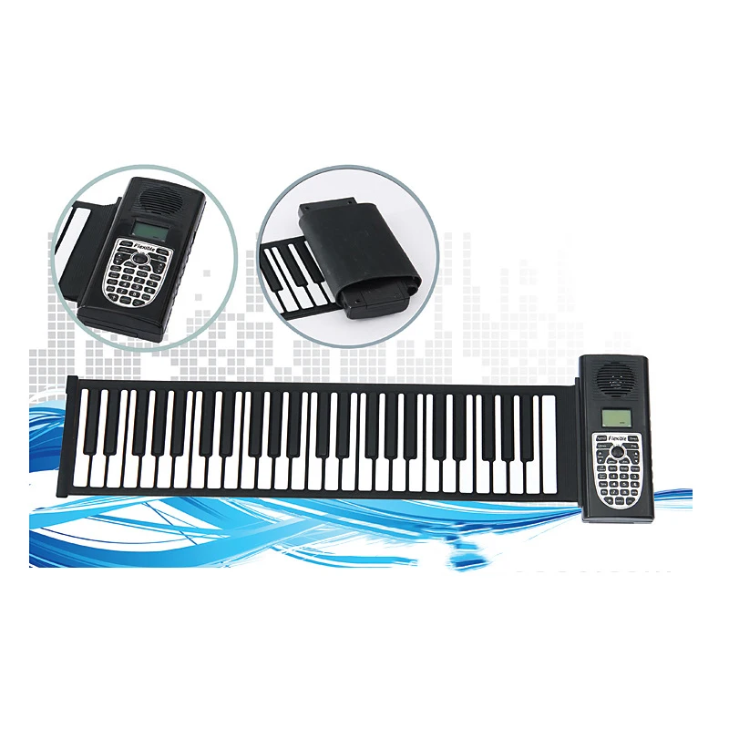 Хит продаж клавиатура с голосовым управлением складное ручное пианино