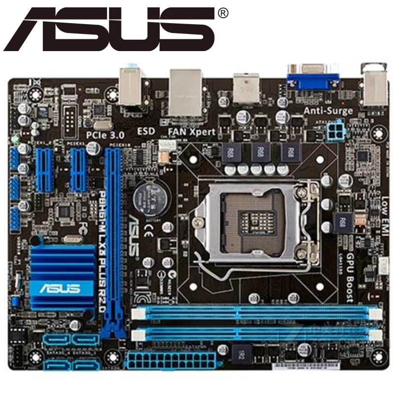 

Asus Voor Intel H61-MLX3PIUS2.0 Pc Moederborden Originele Desktop Computer Moederbord