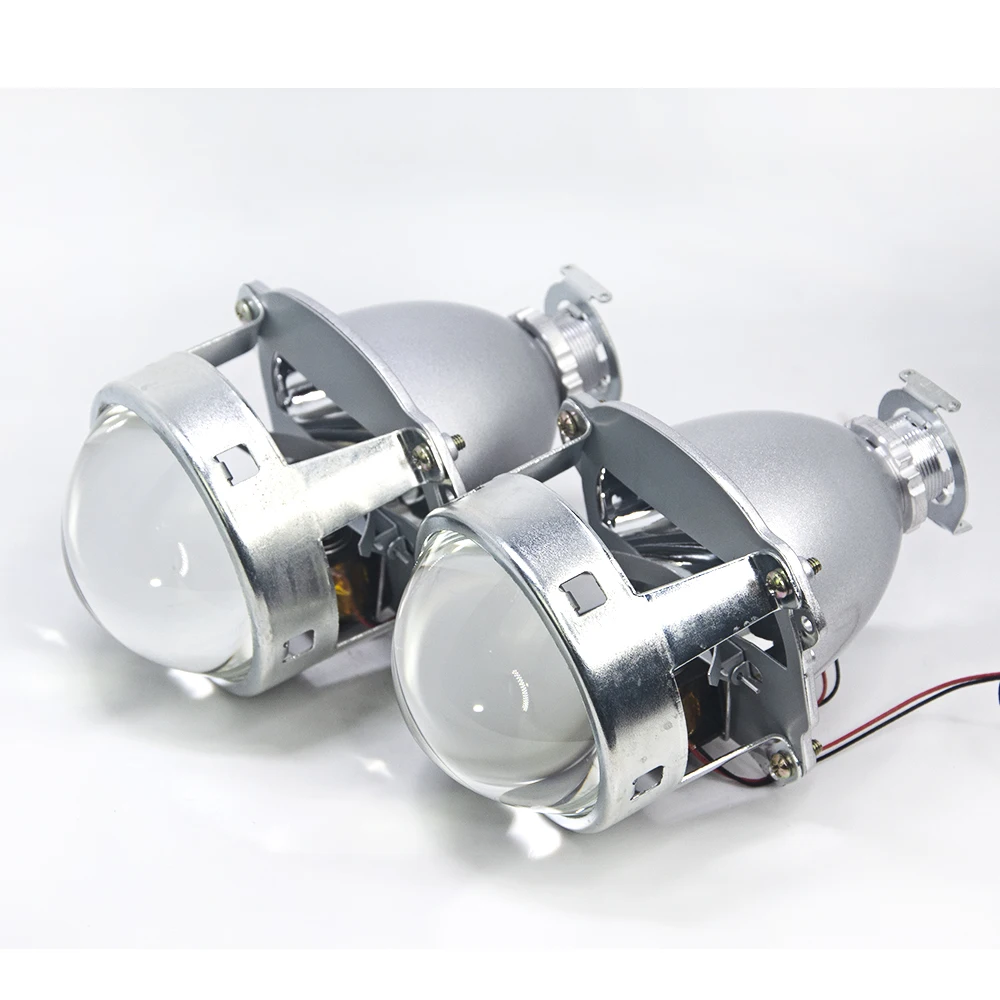 DS Универсальный 3 дюймов WST фар линзы прожекторного типа подходит DIY H7 H4